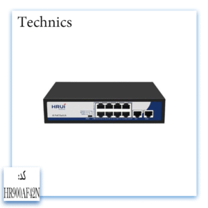 سوئیچ 8 پورت poe HR900AF82N Low Watt