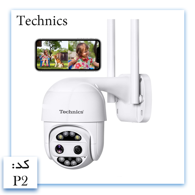 دوربین مینی اسپیددام P2 4MP WIFI 2Lens