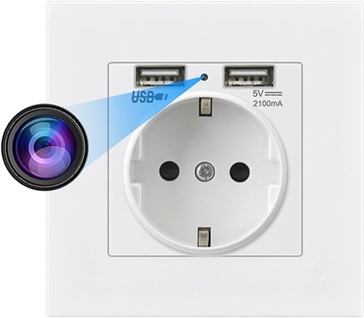 دوربین مداربسته مخفی در پریز برق